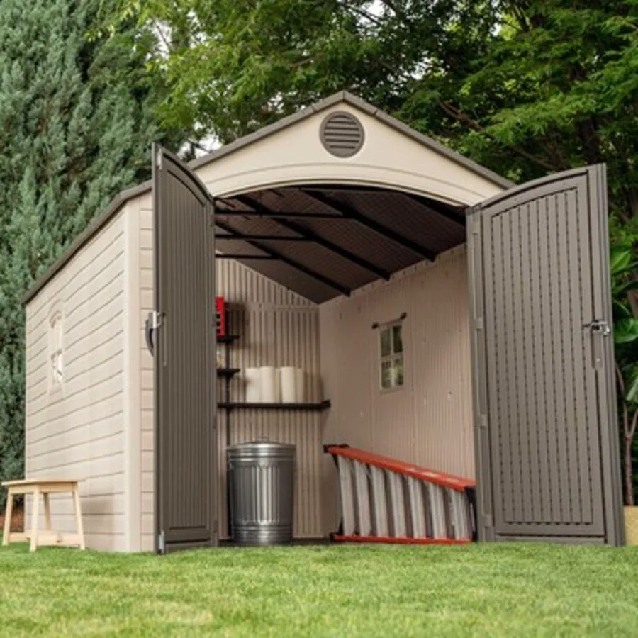 Lifetime 8 x 12.5 ft. Outdoor Shed – 6402