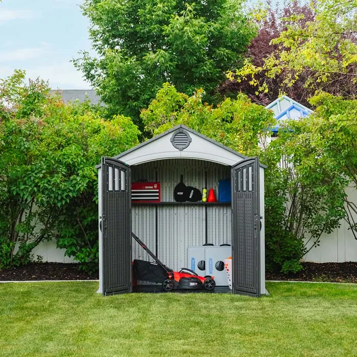 Lifetime 8 Ft. x 5 Ft. Classic Outdoor Storage Shed – 60468