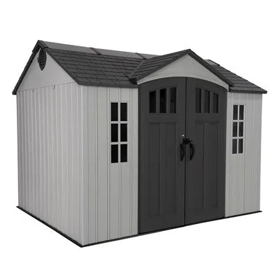 Lifetime 10 Ft. X 8 Ft. Side Entry Outdoor Storage Shed – 60466