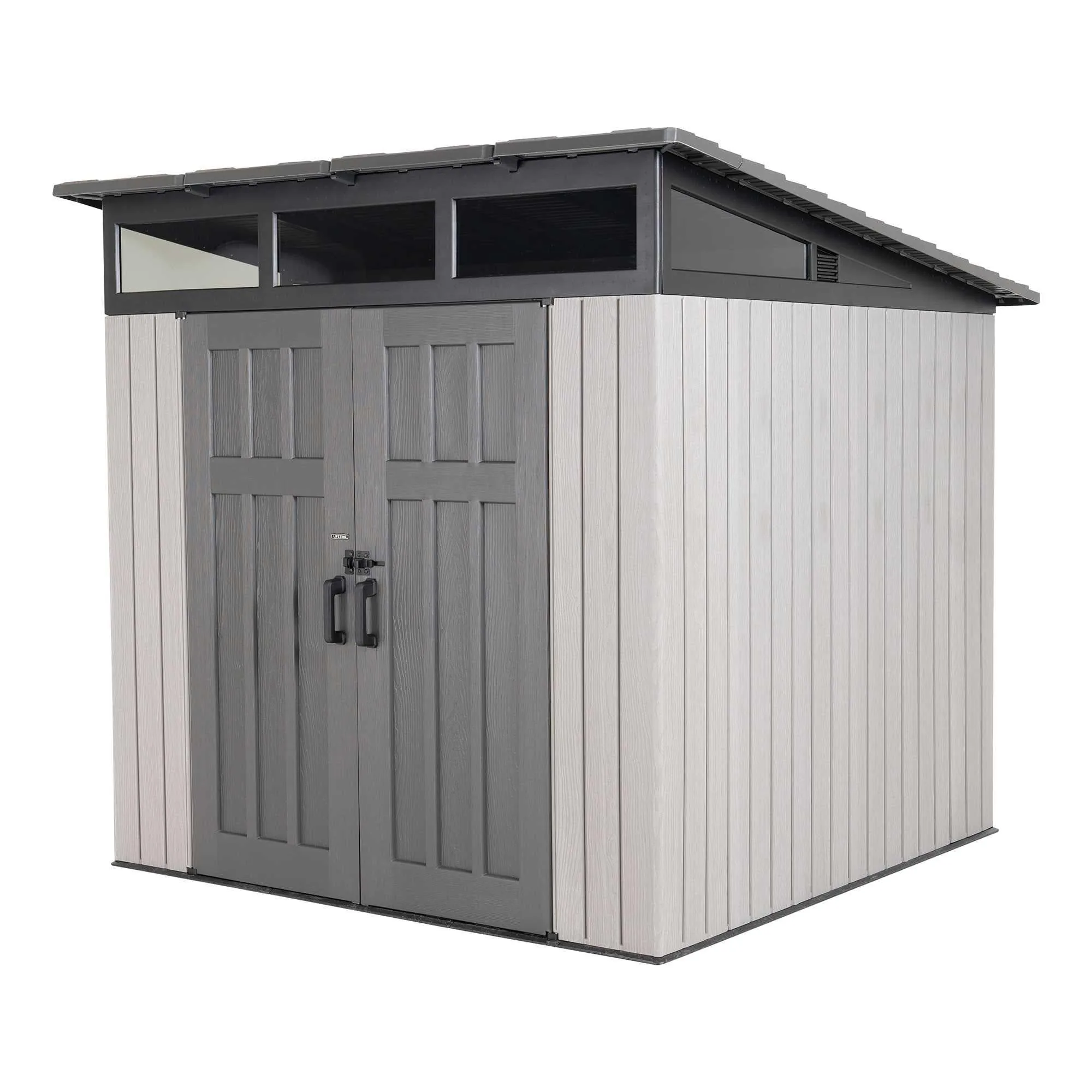 Lifetime 8.3 Ft. X 8.3 Ft. Farmhouse Storage Shed – 60542