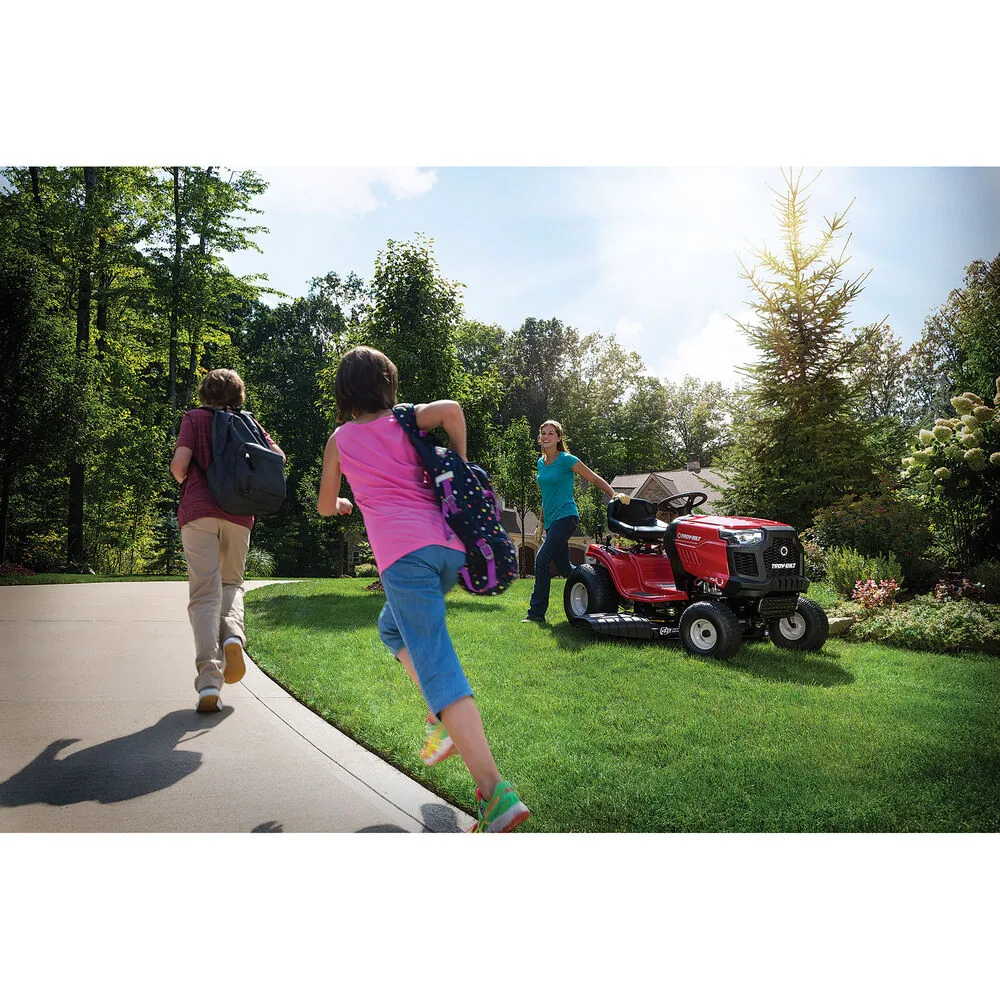Troy-Bilt Pony 42 Riding Lawn Mower | 547cc Troy-Bilt Engine | 42″ Side-Discharge | 7-Speed Shift On The Go Transmission