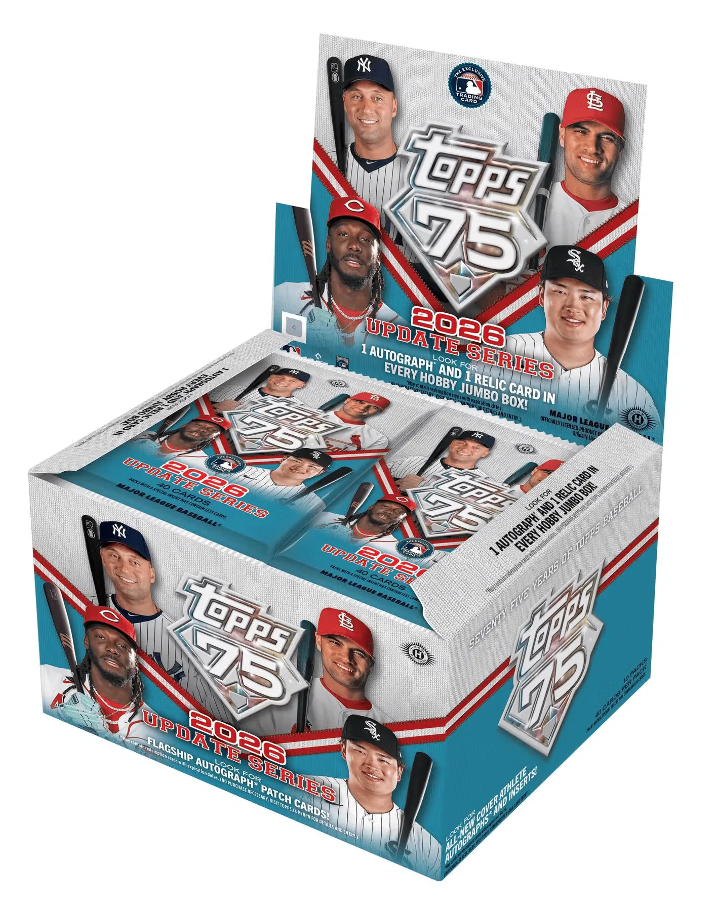 2026 Topps Update Series Baseball Hobby Jumbo 6-Box Case (Presell)