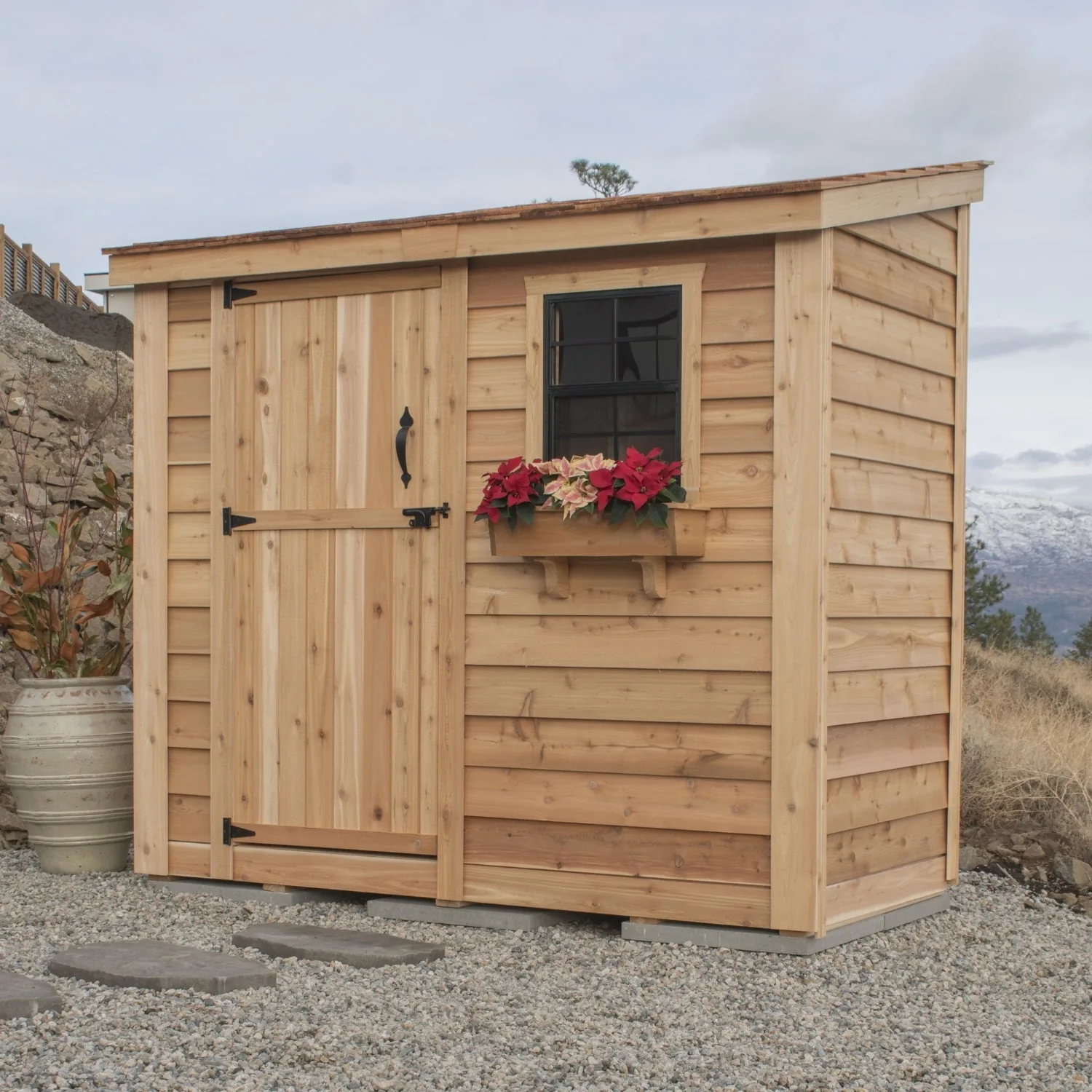 8′ x 4′ SpaceSaver Storage Shed – Single Door