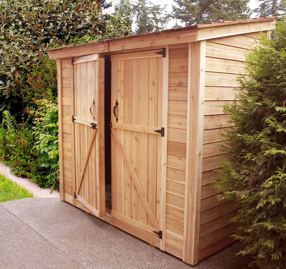 8′ x 4′ SpaceSaver Storage Shed – Double Doors