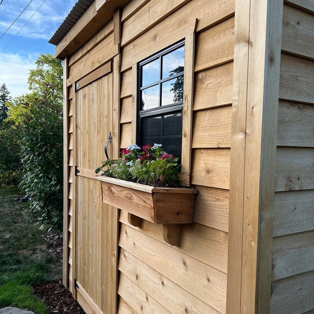 8′ x 4′ GardenSaver Storage Shed – Single Door