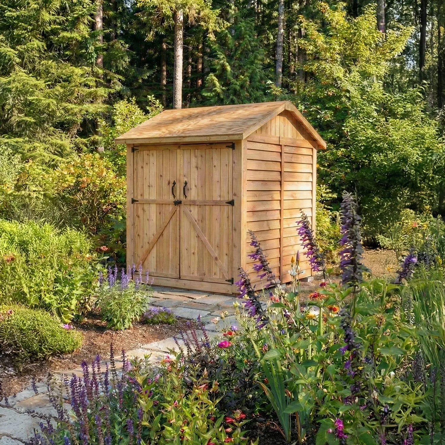 6′ x 6′ Maximizer Cedar Storage Shed