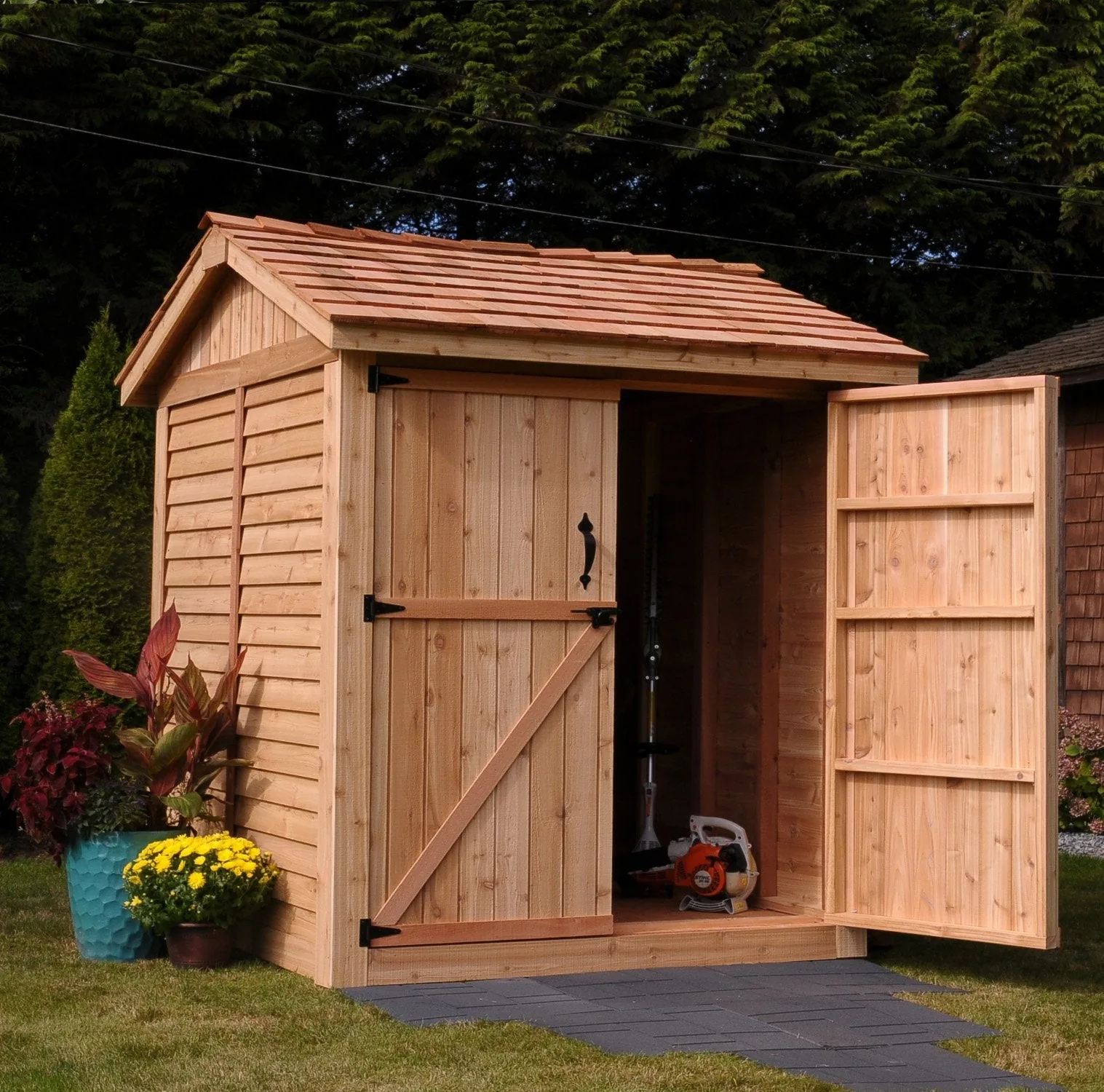 6′ x 6′ Maximizer Cedar Storage Shed