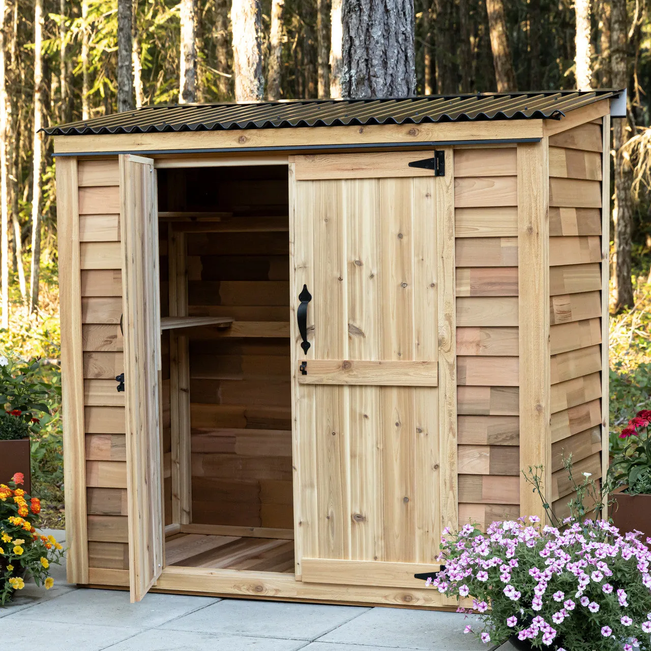 6′ x 3′ Patio Garden Shed