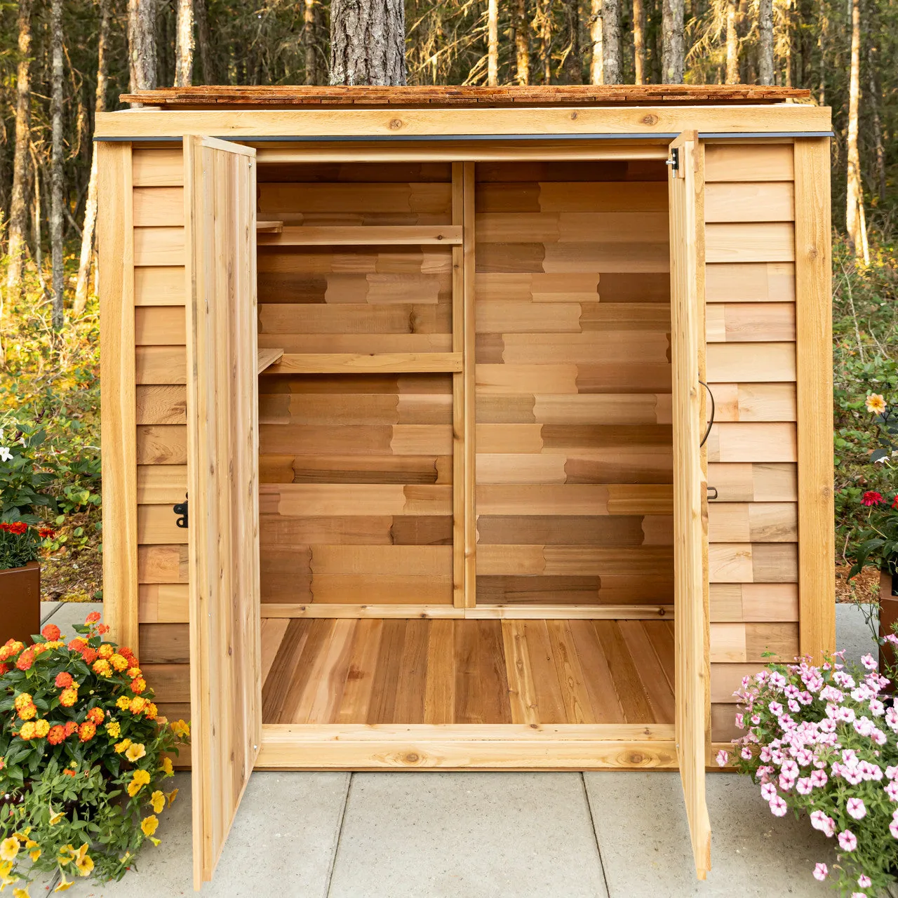 6′ x 3′ Patio Garden Shed