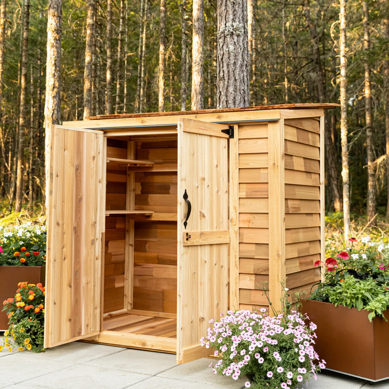 6′ x 3′ Patio Garden Shed