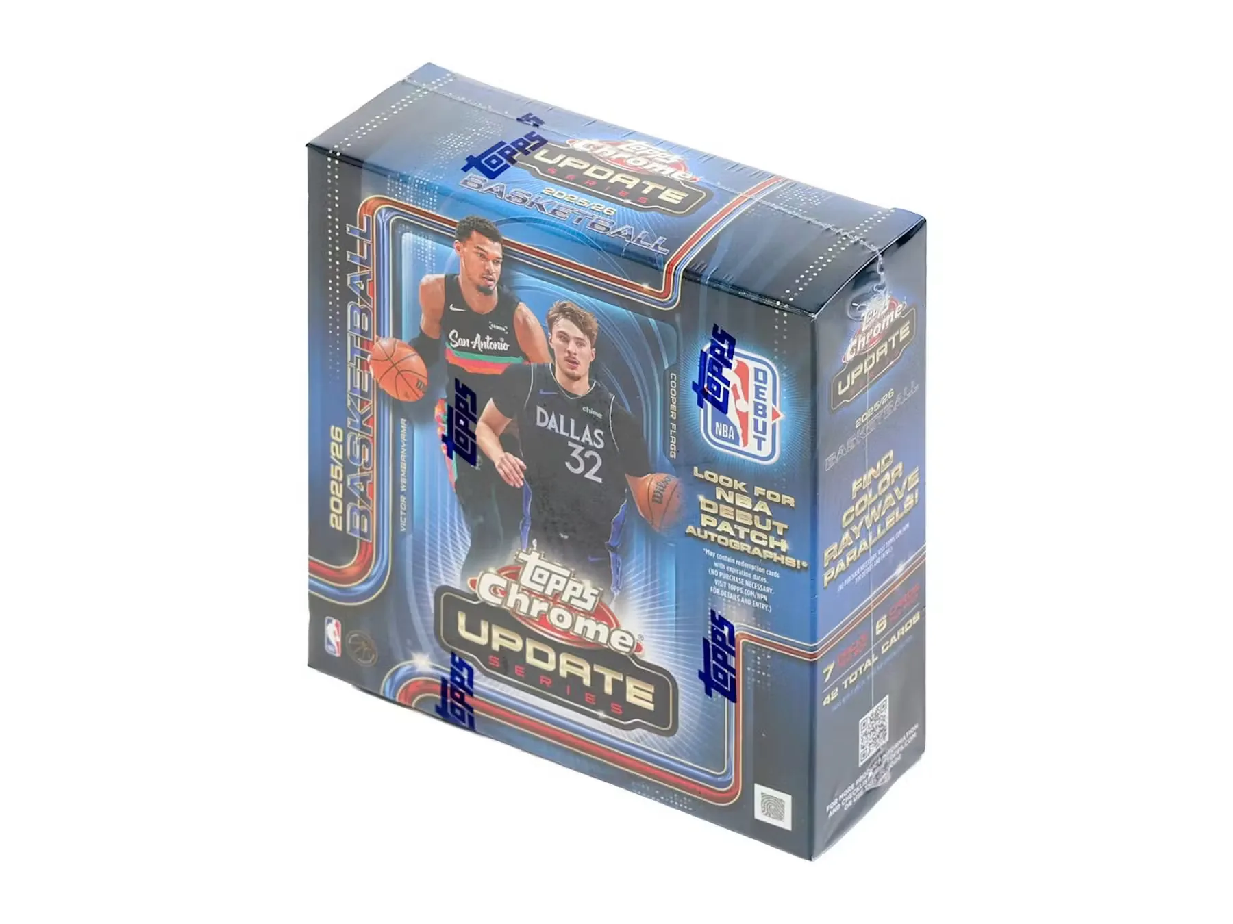 2025/26 Topps Chrome Update Series Basketball Mega Box (Original Factory Sealed)
