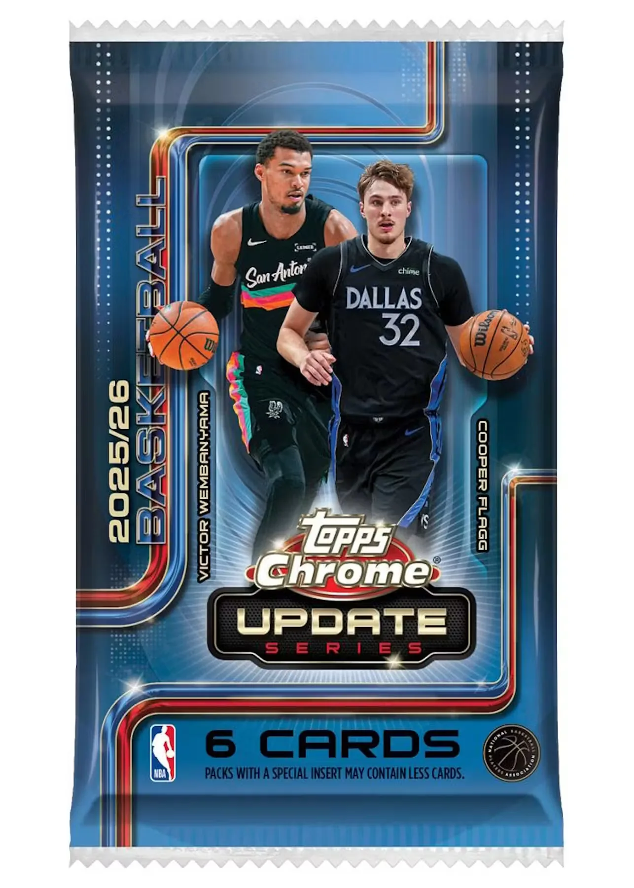2025/26 Topps Chrome Update Series Basketball Mega Box (Original Factory Sealed)