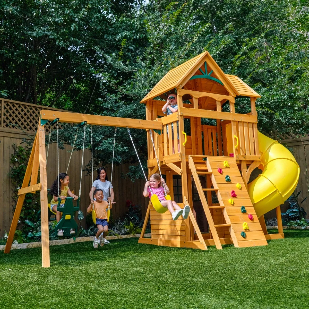 Boulder Station Swing Set – Installation Available