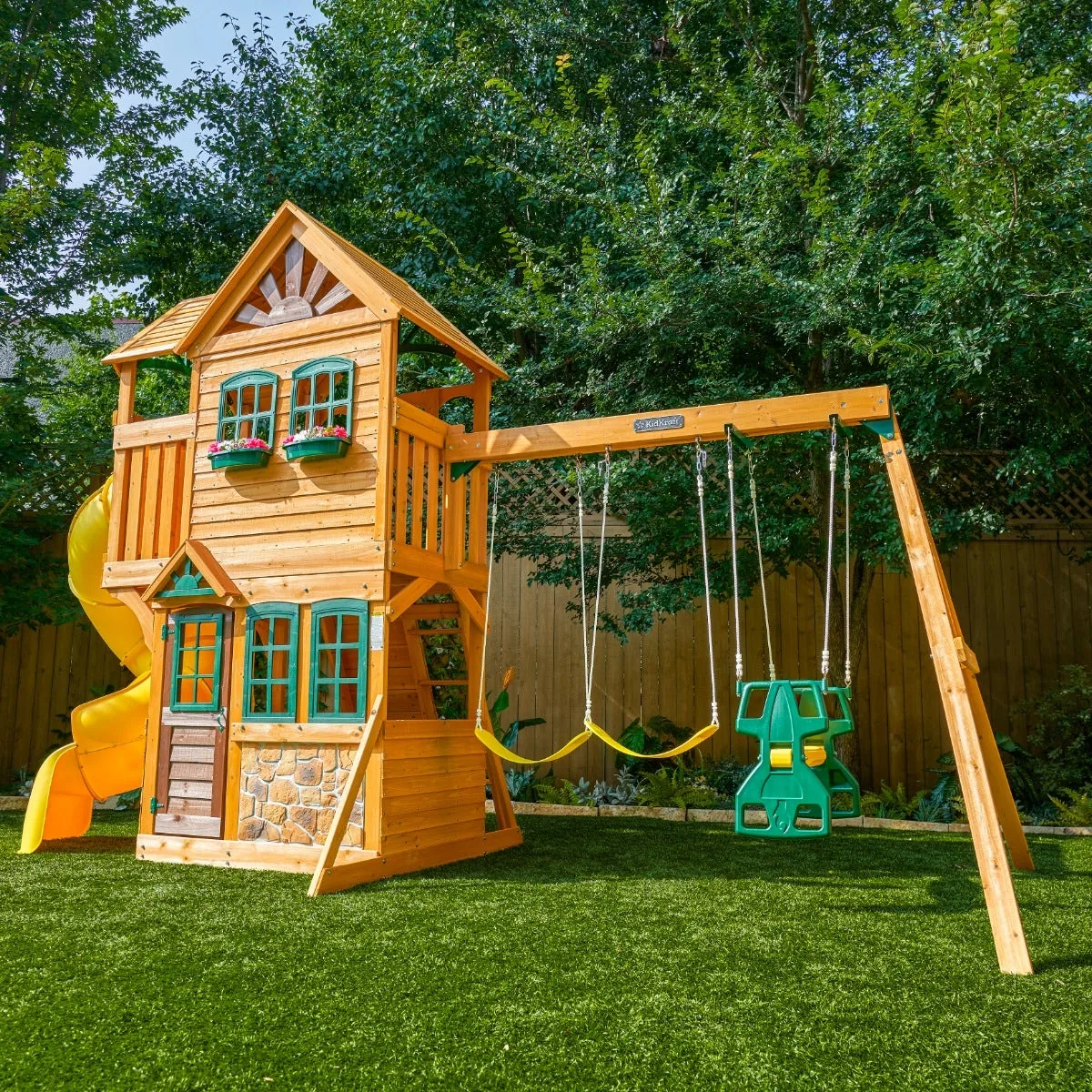 Boulder Station Swing Set – Installation Available