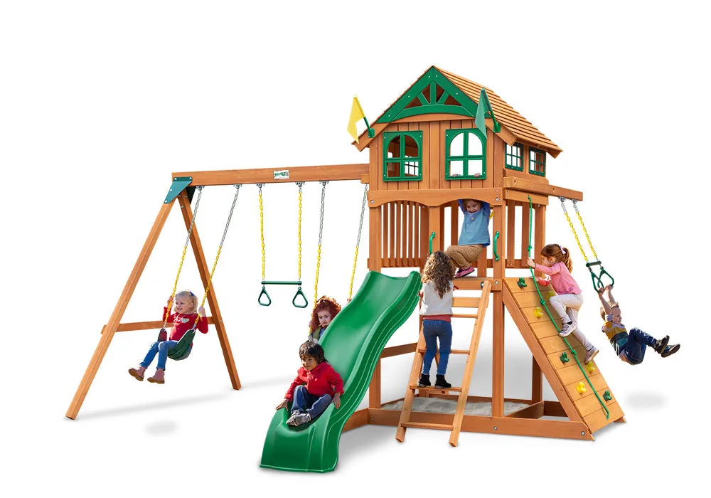Outing w/ Trapeze Bar Swing Set