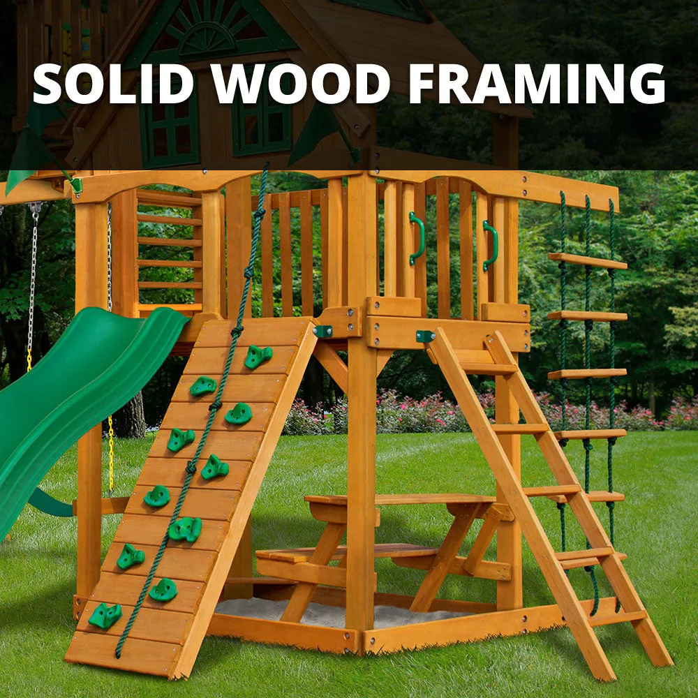 Chateau w/ Sky Loft Swing Set