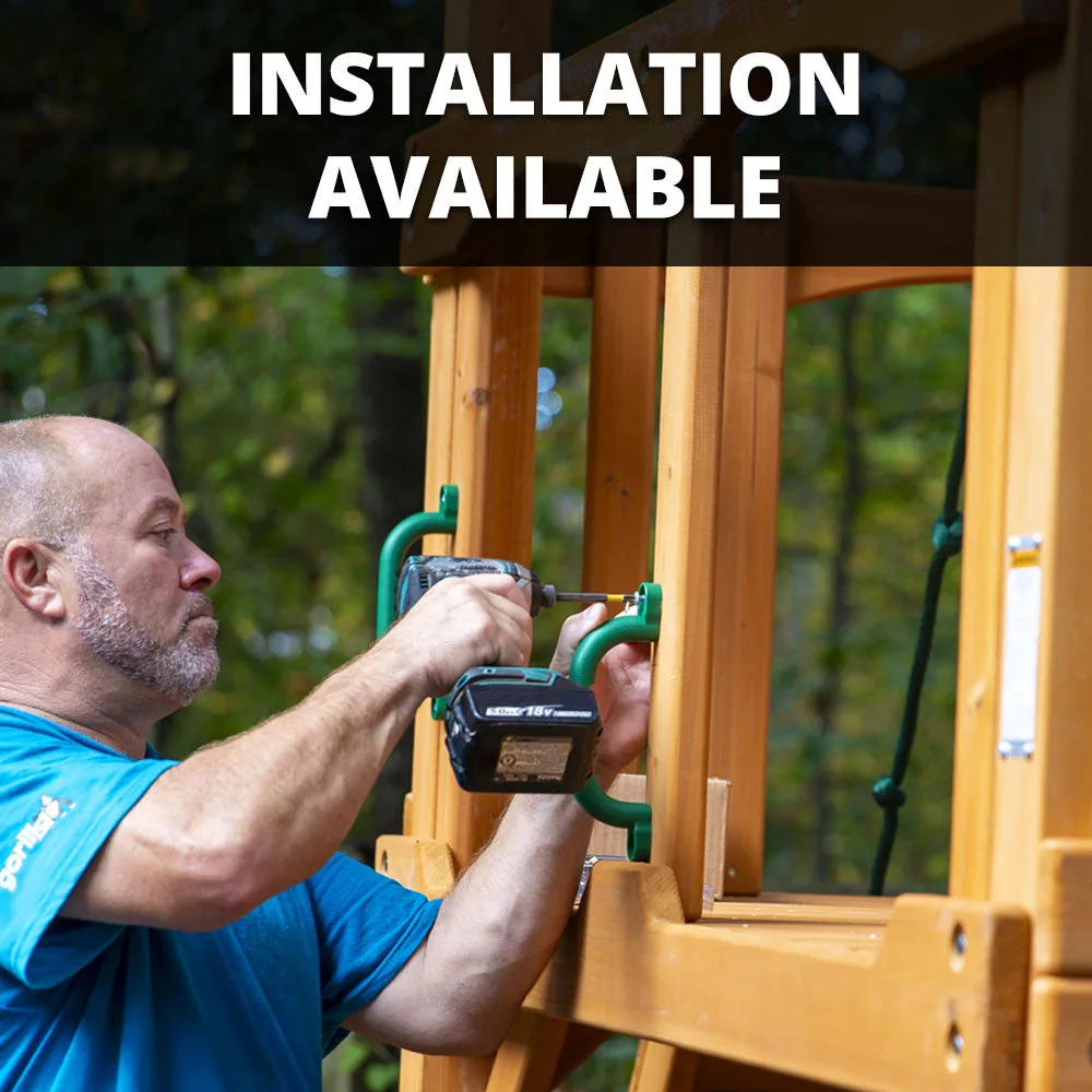 Outing w/ Dual Slides Swing Set