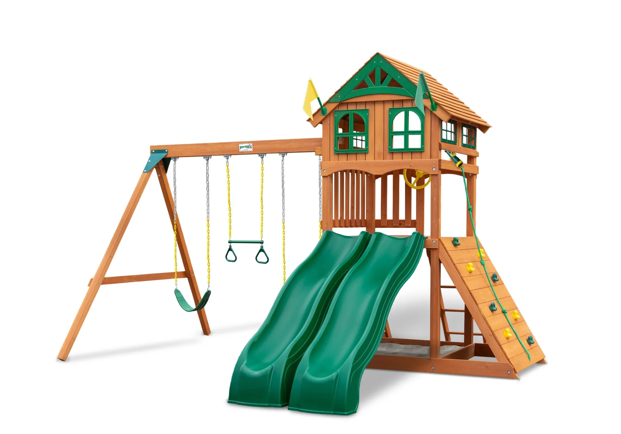 Outing w/ Dual Slides Swing Set