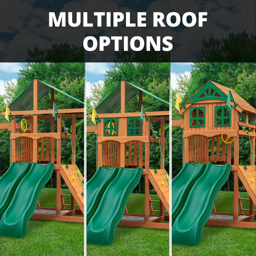 Outing w/ Dual Slides Swing Set