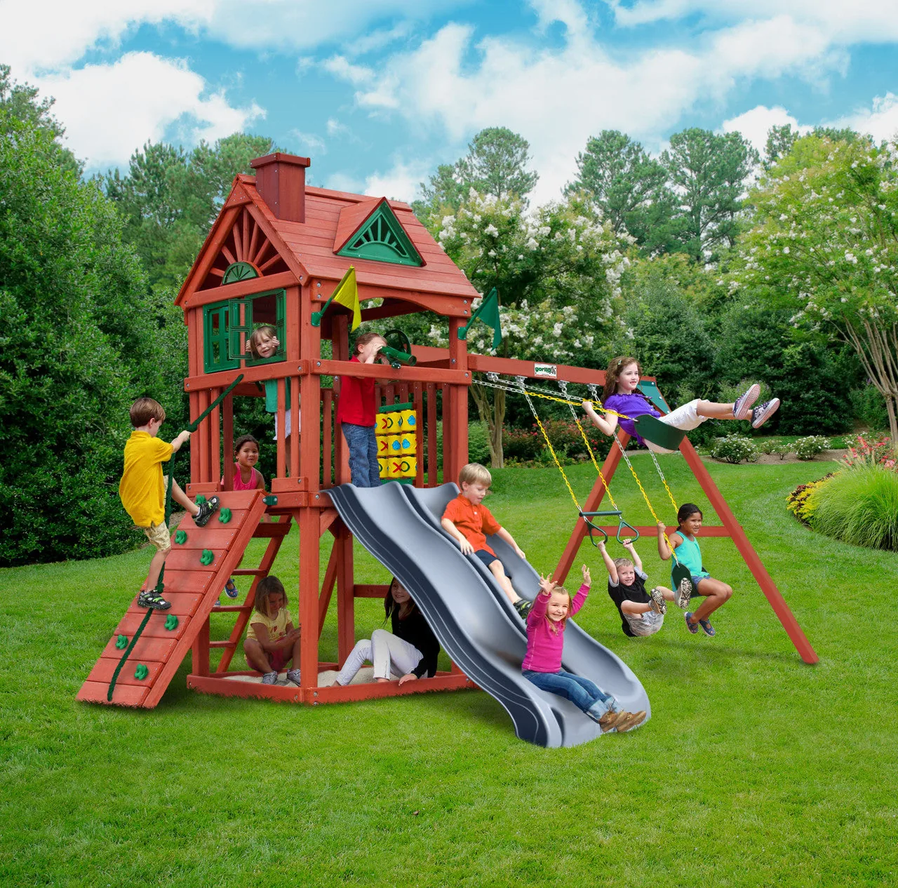 Double Down II Swing Set