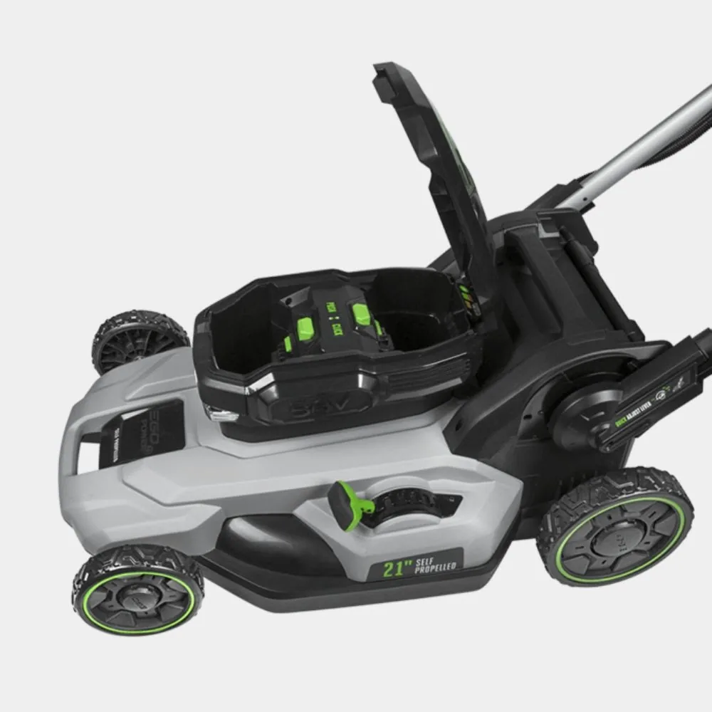EGO LM2142SP 21″ Poly Deck Dual-port SP Lawn Mower Kit (550W Charger, 2*5.0Ah)