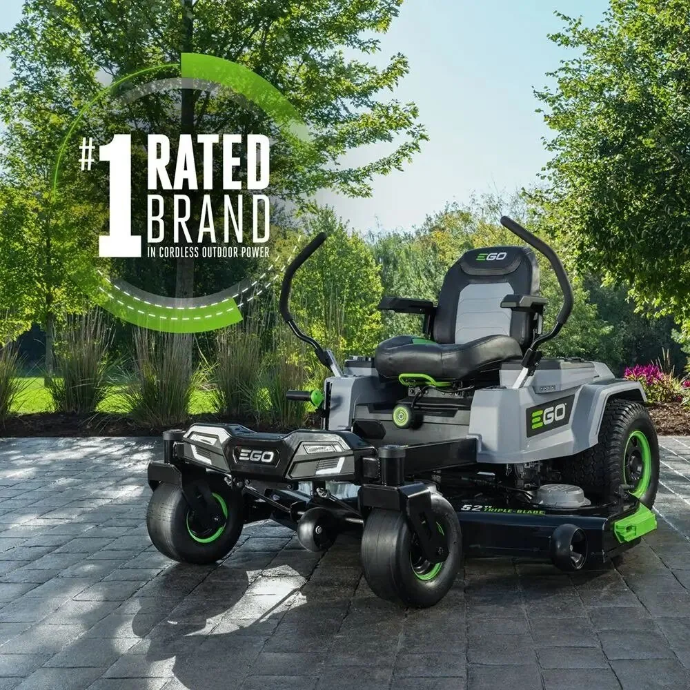 EGO ZT5207L 52″ Zero Turn Riding Mower Kit W/ Lap Bar (6*4P 12Ah, 1600W Charger)