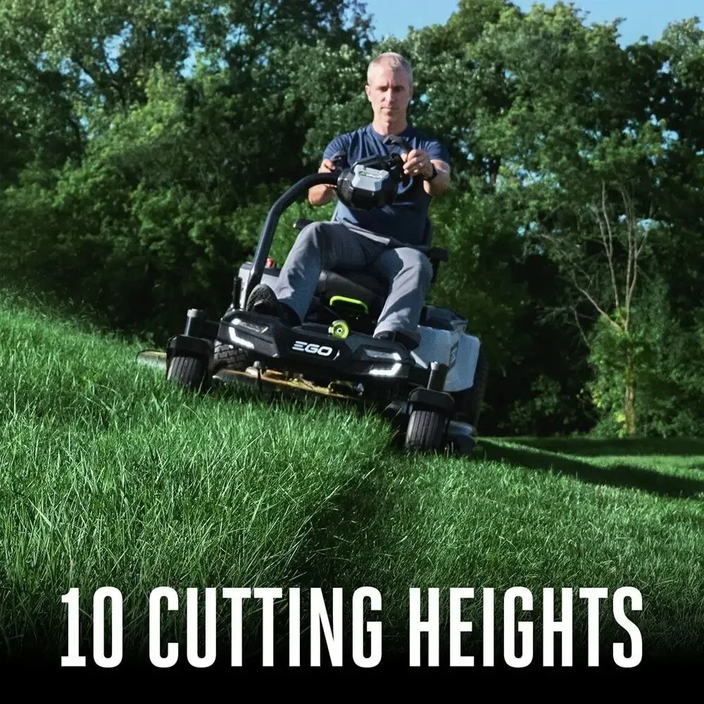 EGO ZT4205S 42″ Zero Turn Riding Mower Kit W/ E-Steer (4*4P 12Ah, 1600W Charger)