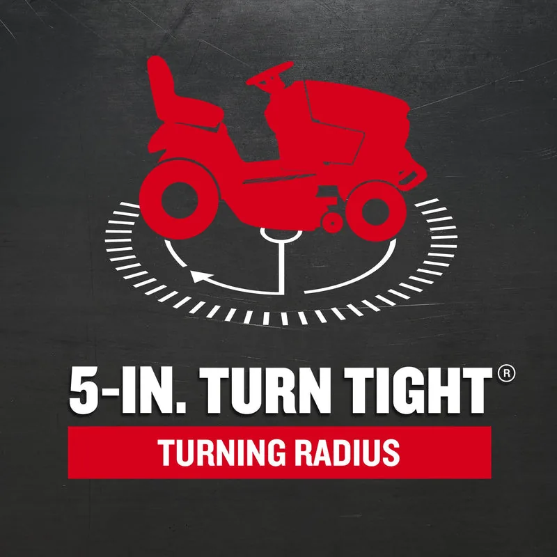 CRAFTSMAN T2400K | 46in 22HP TURN TIGHT Gas Riding Lawn Mower | KOHLER Twin-Cylinder 7000 Series Engine | Hydrostatic Transmission