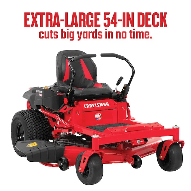 CRAFTSMAN Z5800 | 54-in Zero-Turn Lawn Mower | 24 HP Kohler Engine | Dual Hydrostatic Transmission (17ARFACW093)
