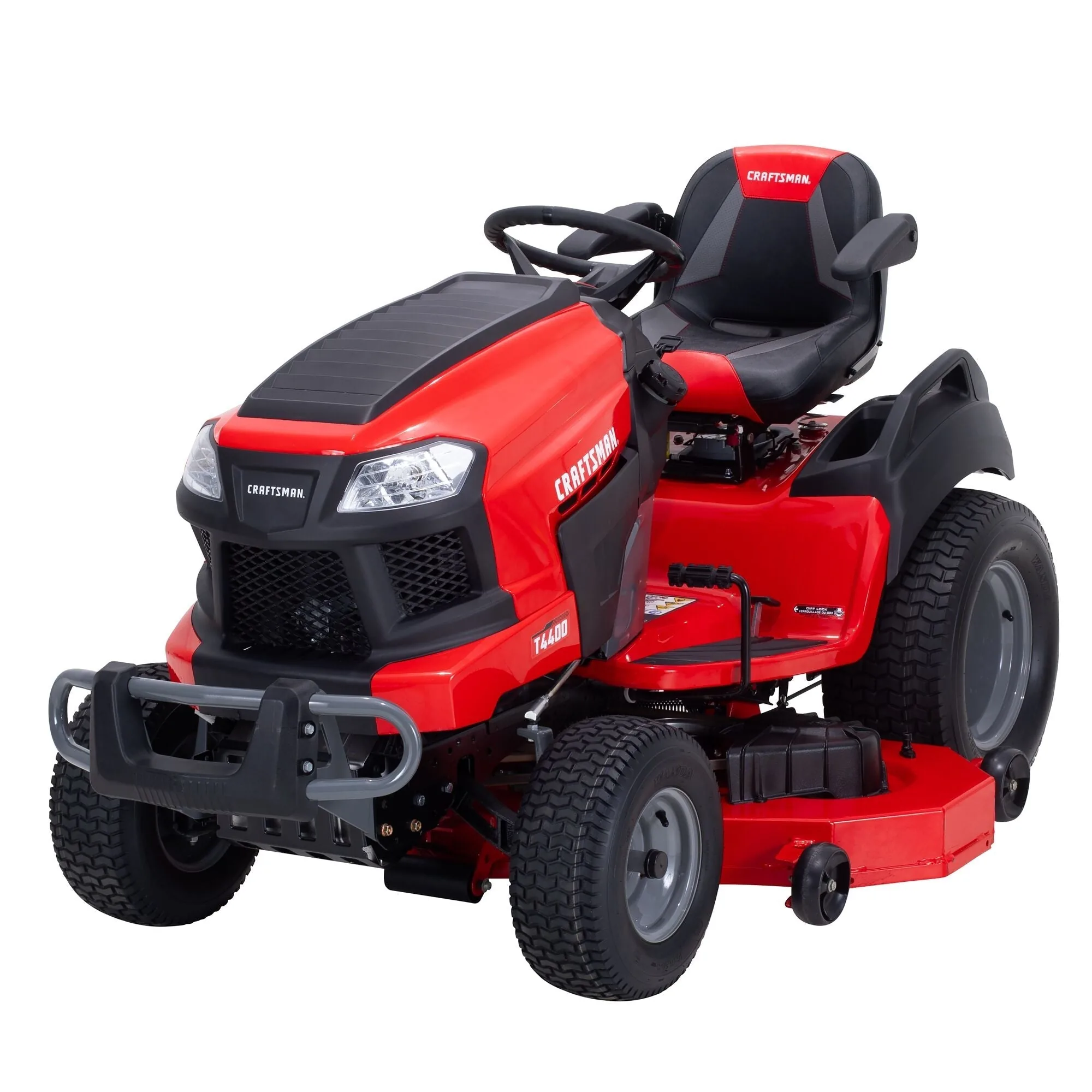 CRAFTSMAN T4400 | Riding Lawn Mower | 54-in Fabricated Deck | 24-HP Kawasaki V-Twin FR Engine | TURNTIGHT 5 in. Turning Radius