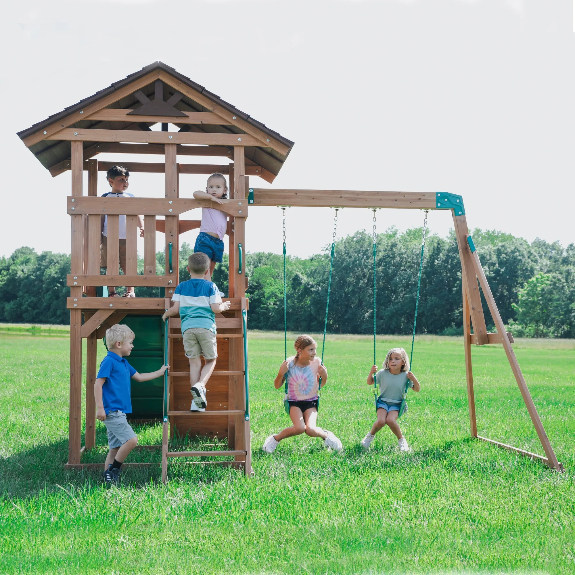 Lightning Ridge Swing Set