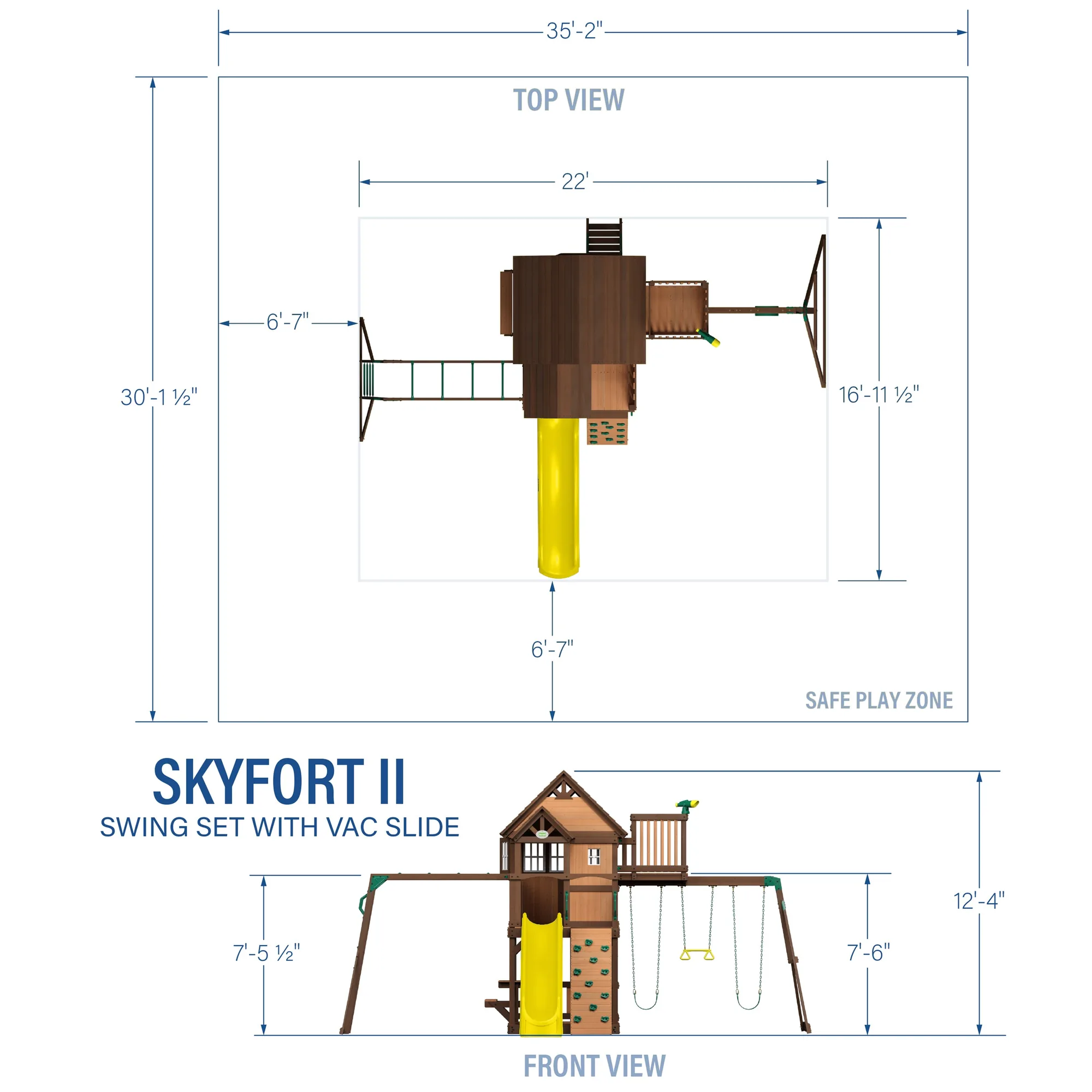 Skyfort II with Wave Slide