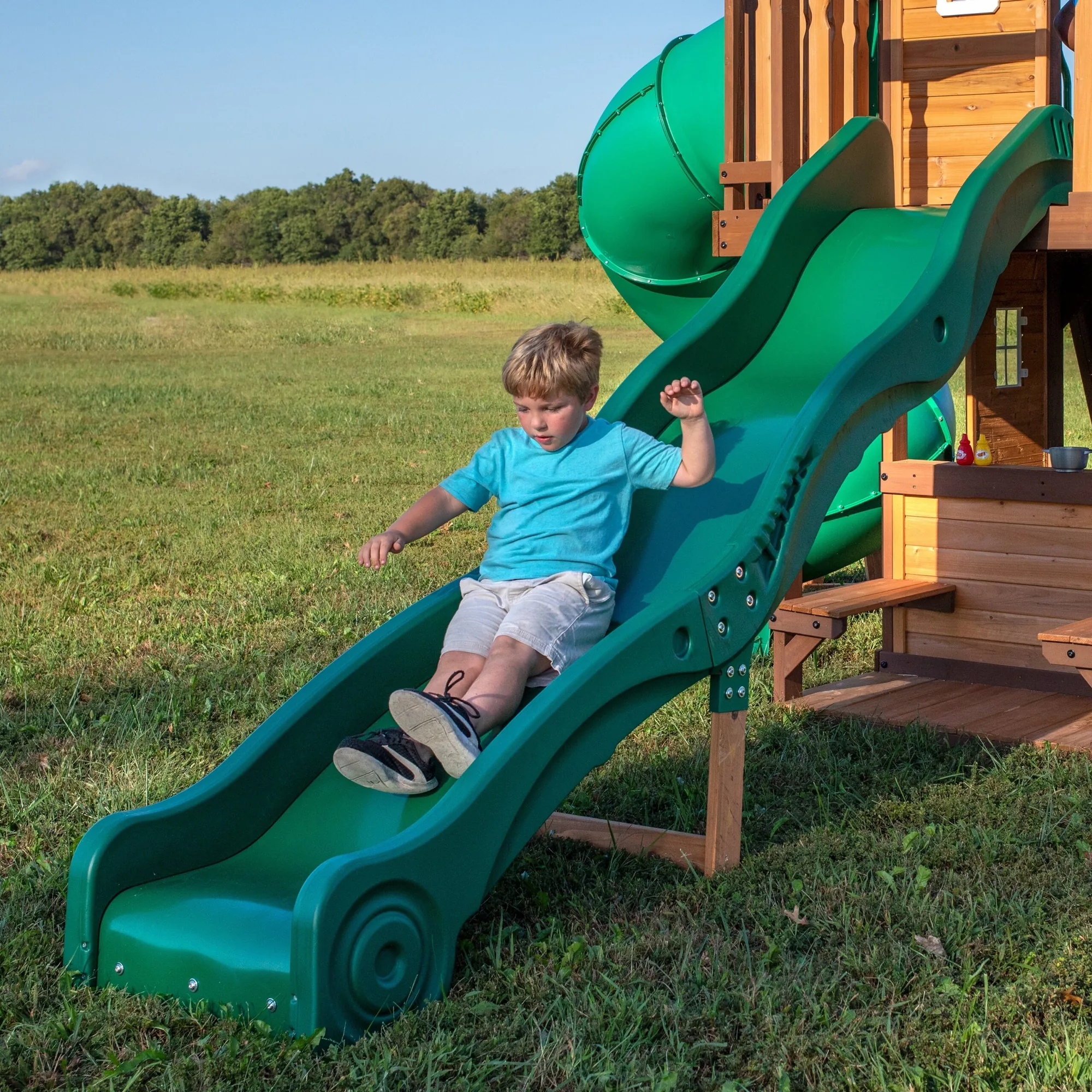 Cedar Cove Swing Set