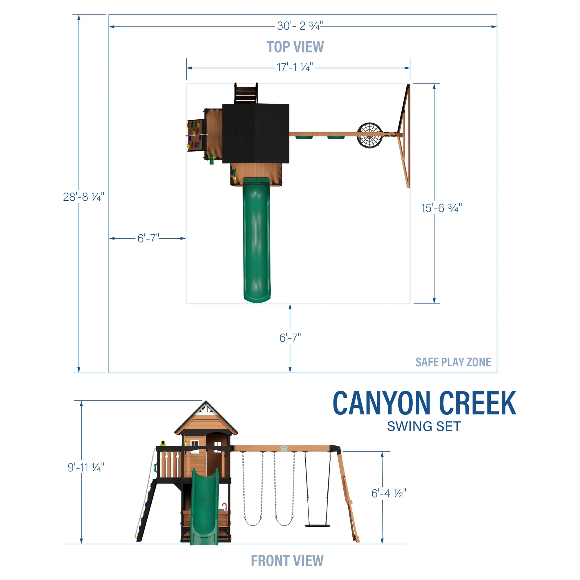 Canyon Creek Swing Set