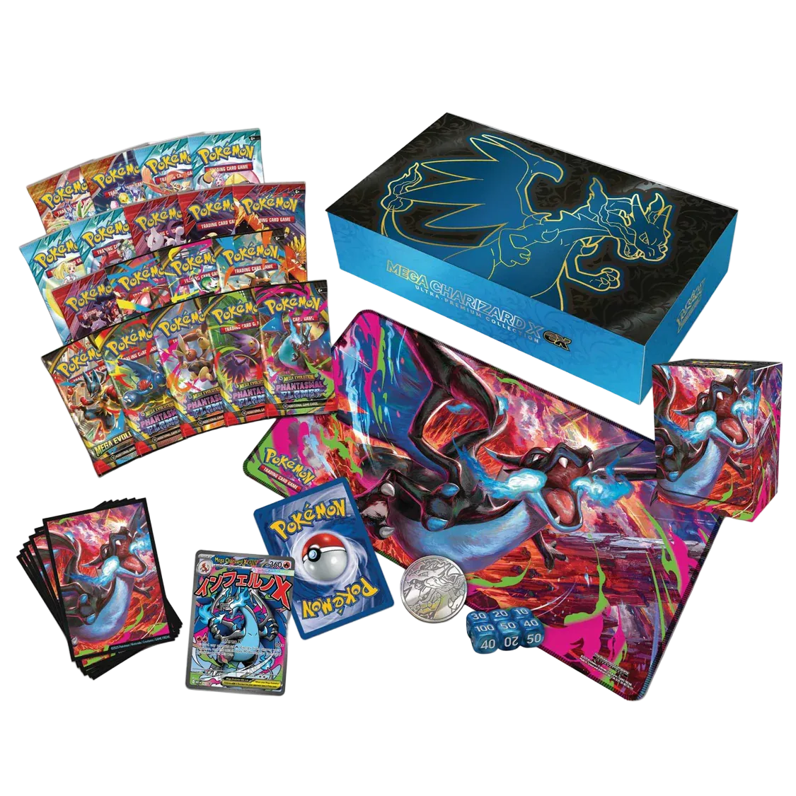 Pokemon TCG – Mega Evolution – Ultra-Premium Collection – Mega Charizard X