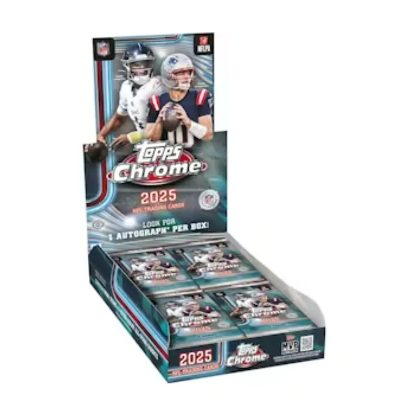 2025 Topps Chrome Football Hobby Box