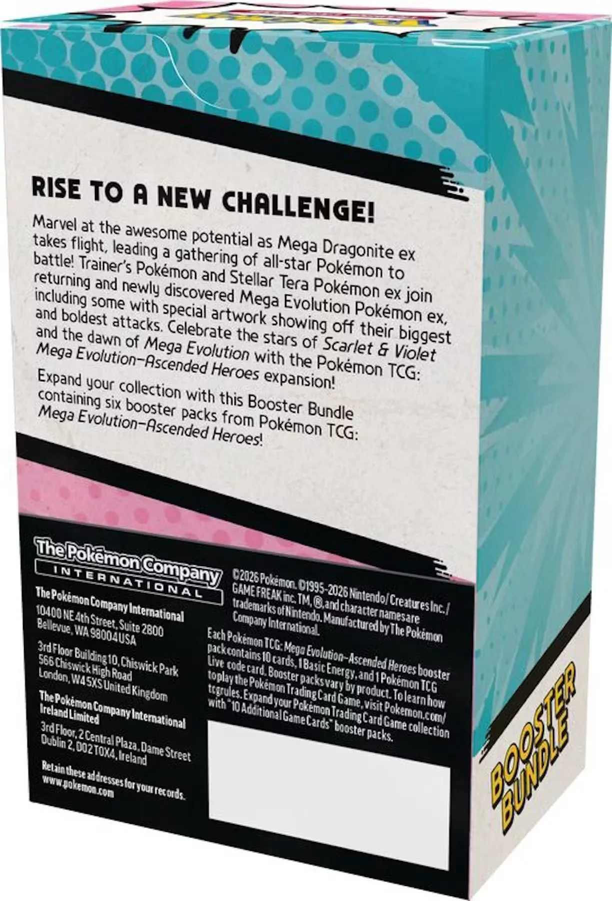 Pokemon Mega Evolution: Ascended Heroes 6-Pack Booster Bundle