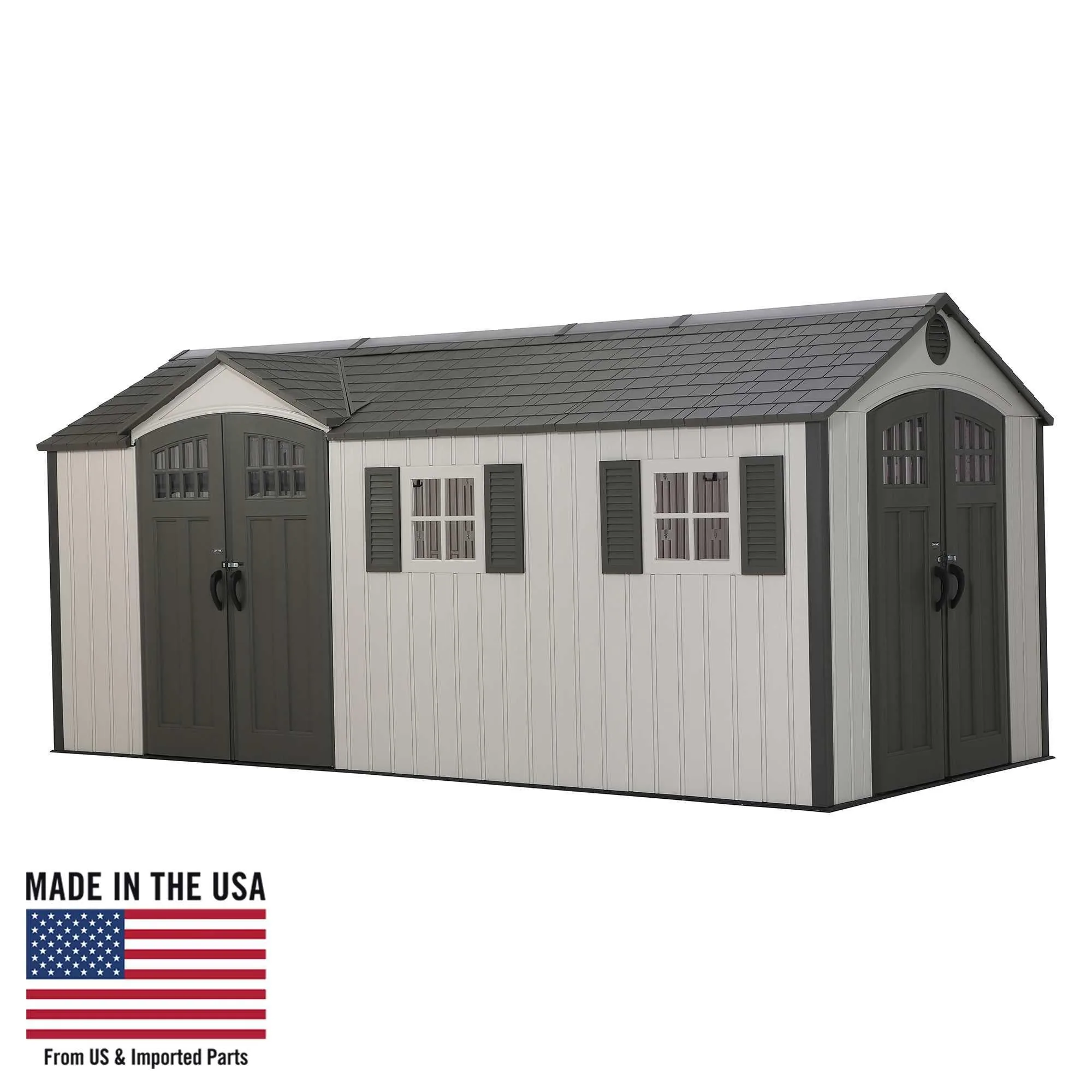 Lifetime 17.5 Ft. X 8 Ft. Outdoor Storage Shed – 60213
