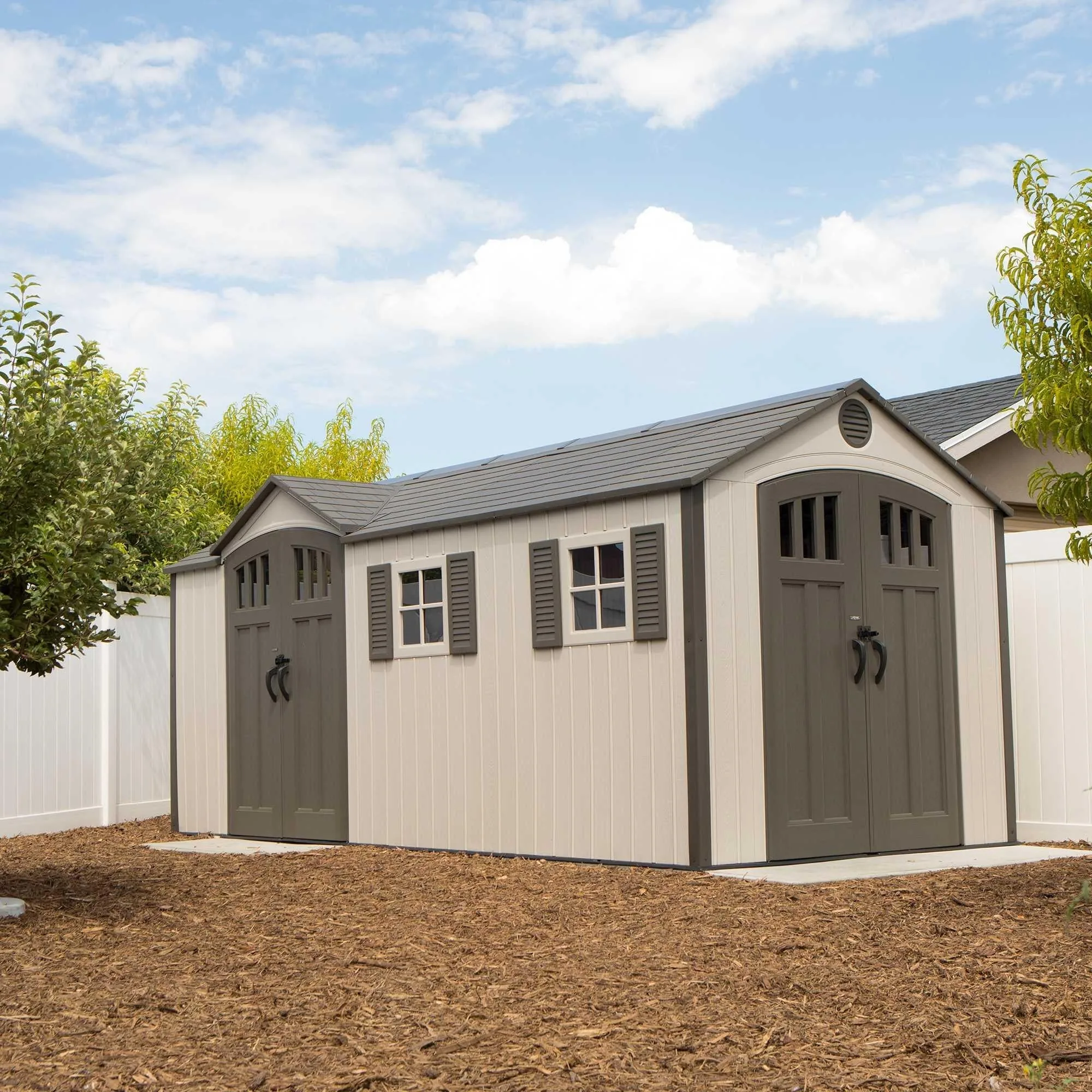 Lifetime 17.5 Ft. X 8 Ft. Outdoor Storage Shed – 60213