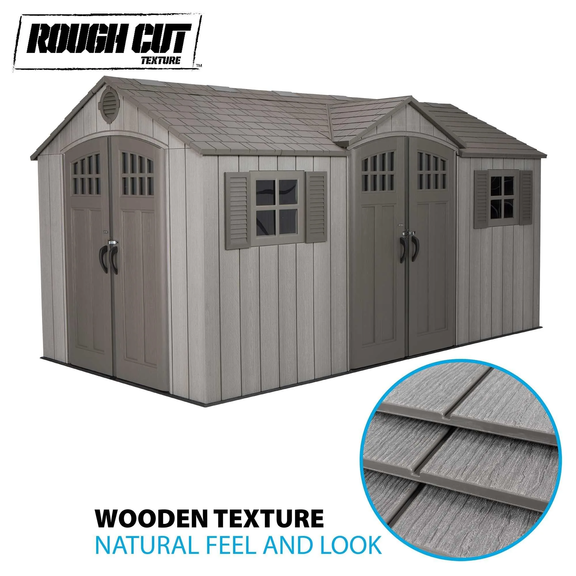 Lifetime 15 Ft X 8 Ft Outdoor Storage Shed – 60318