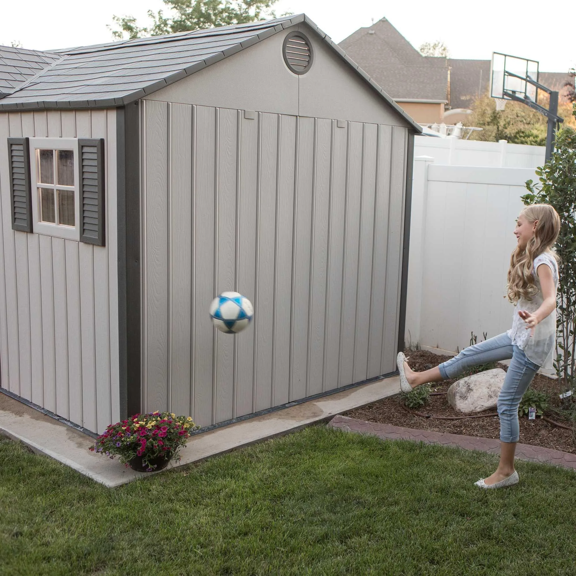 Lifetime 12.5 Ft. X 8 Ft. Outdoor Storage Shed – 60223