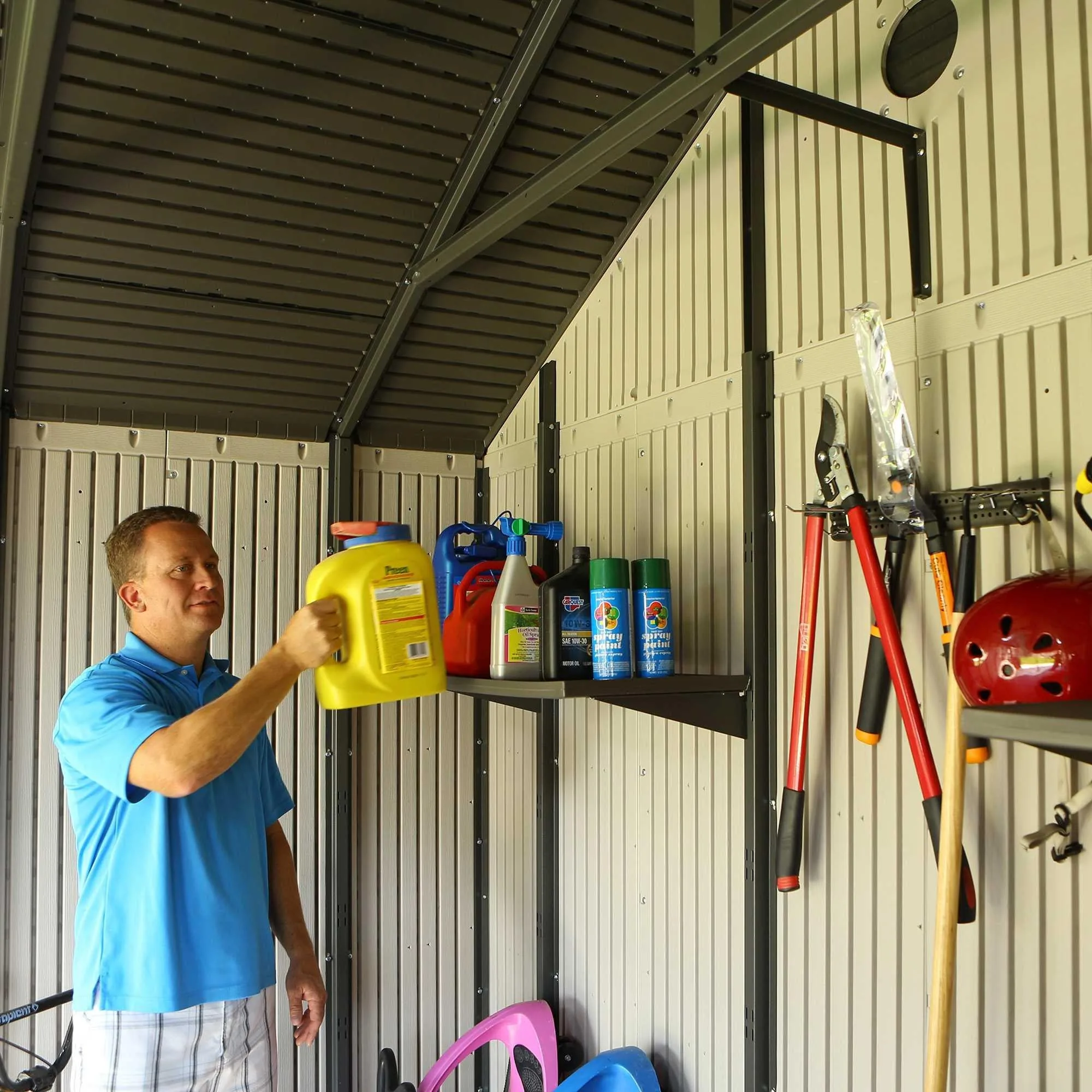 Lifetime 11 Ft. X 21 Ft. Outdoor Storage Shed – 60237