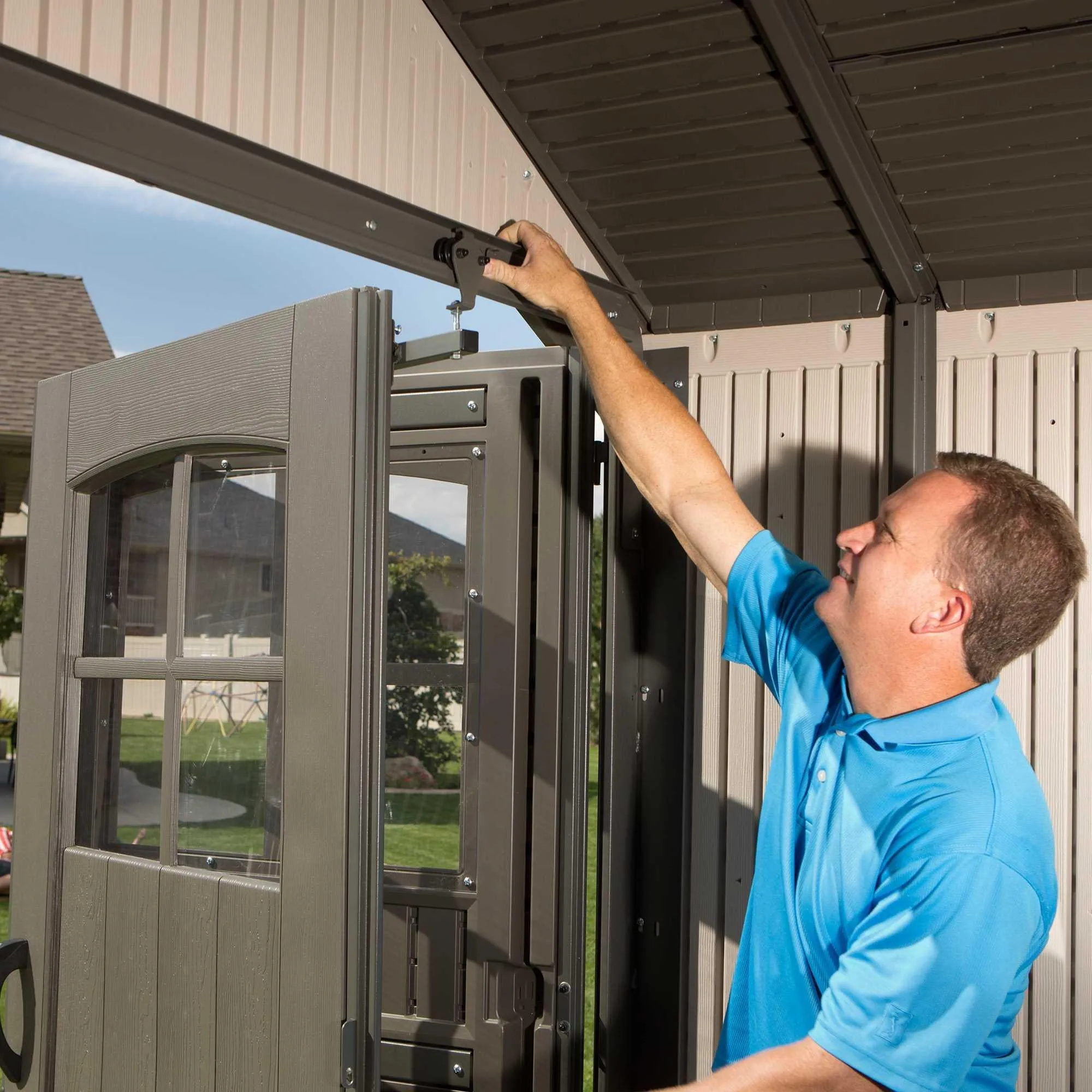 Lifetime 11 Ft. X 21 Ft. Outdoor Storage Shed – 60237