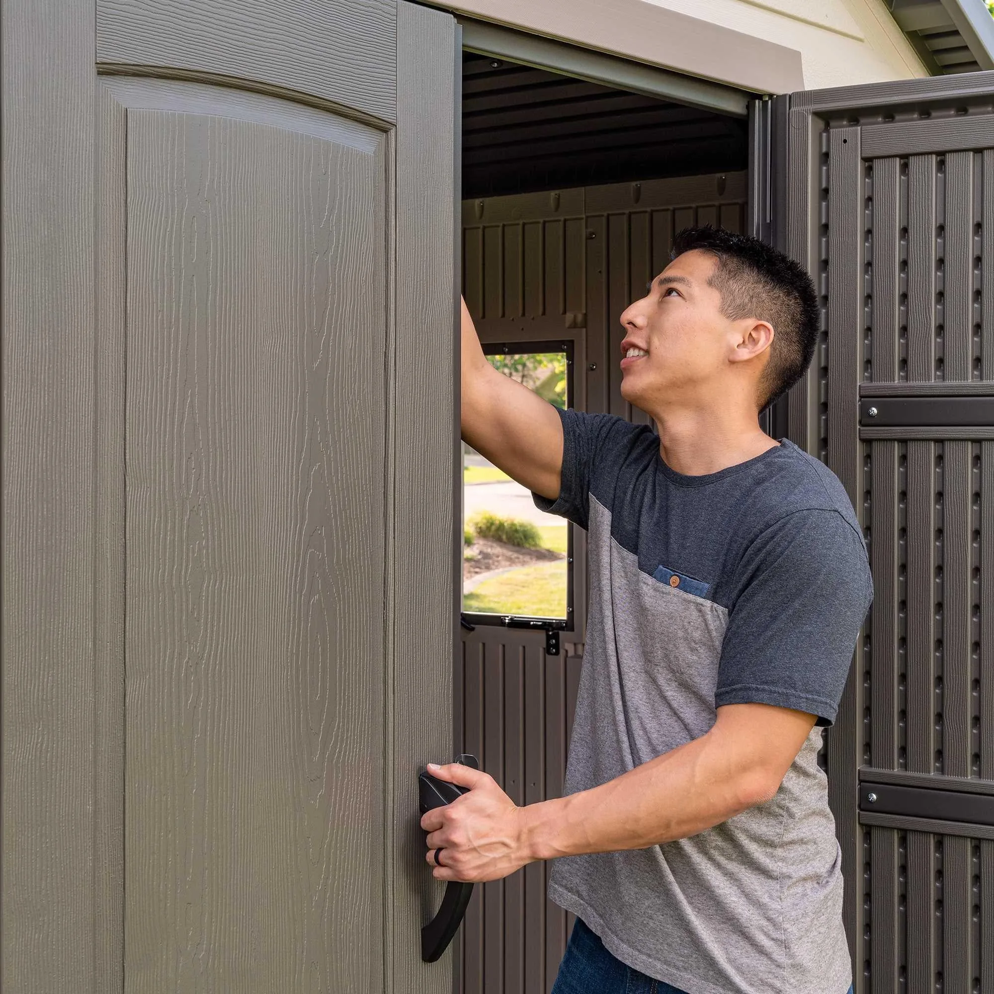 Lifetime 11 Ft. X 18.5 Ft. Outdoor Storage Shed – 60355