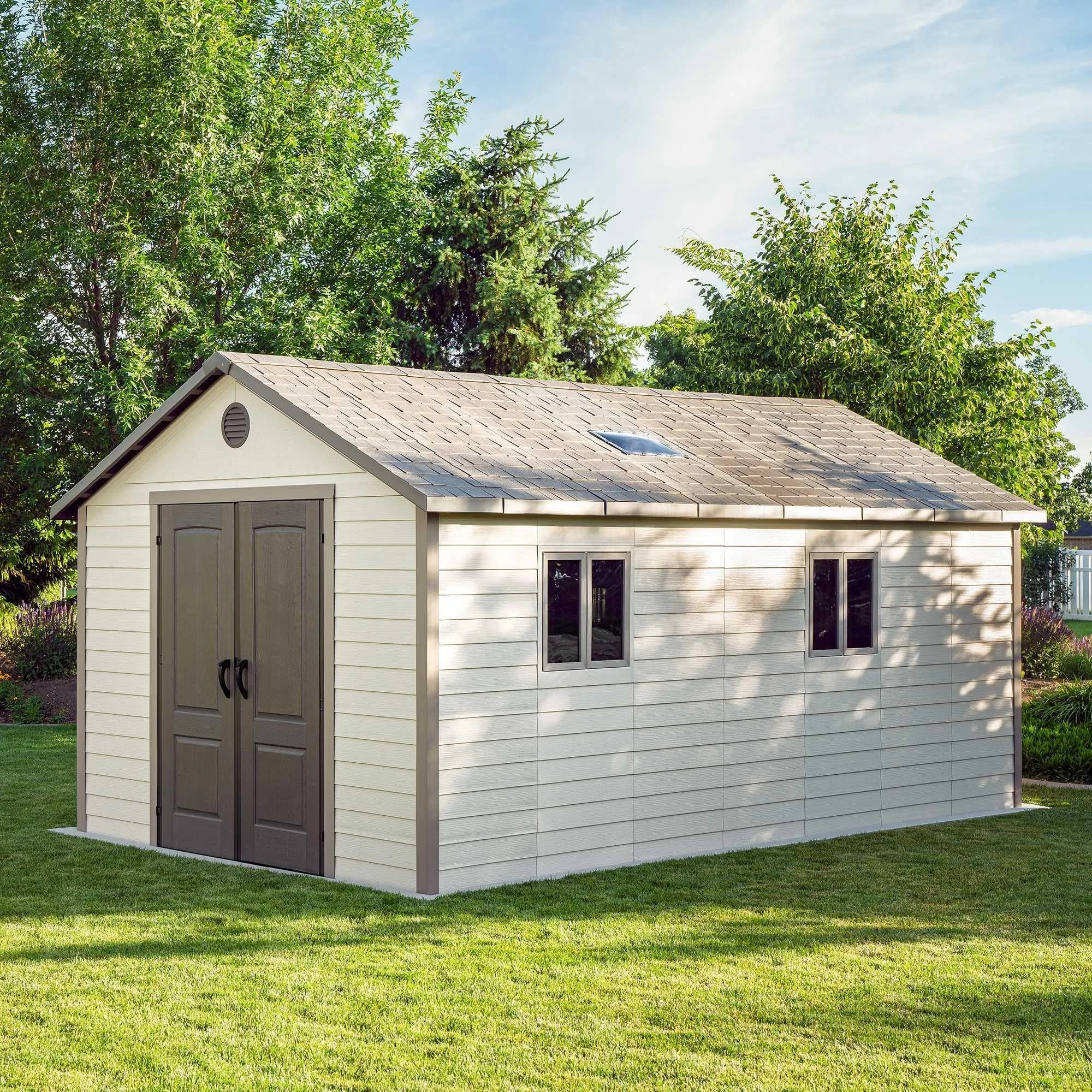Lifetime 11 Ft. X 18.5 Ft. Outdoor Storage Shed – 60355