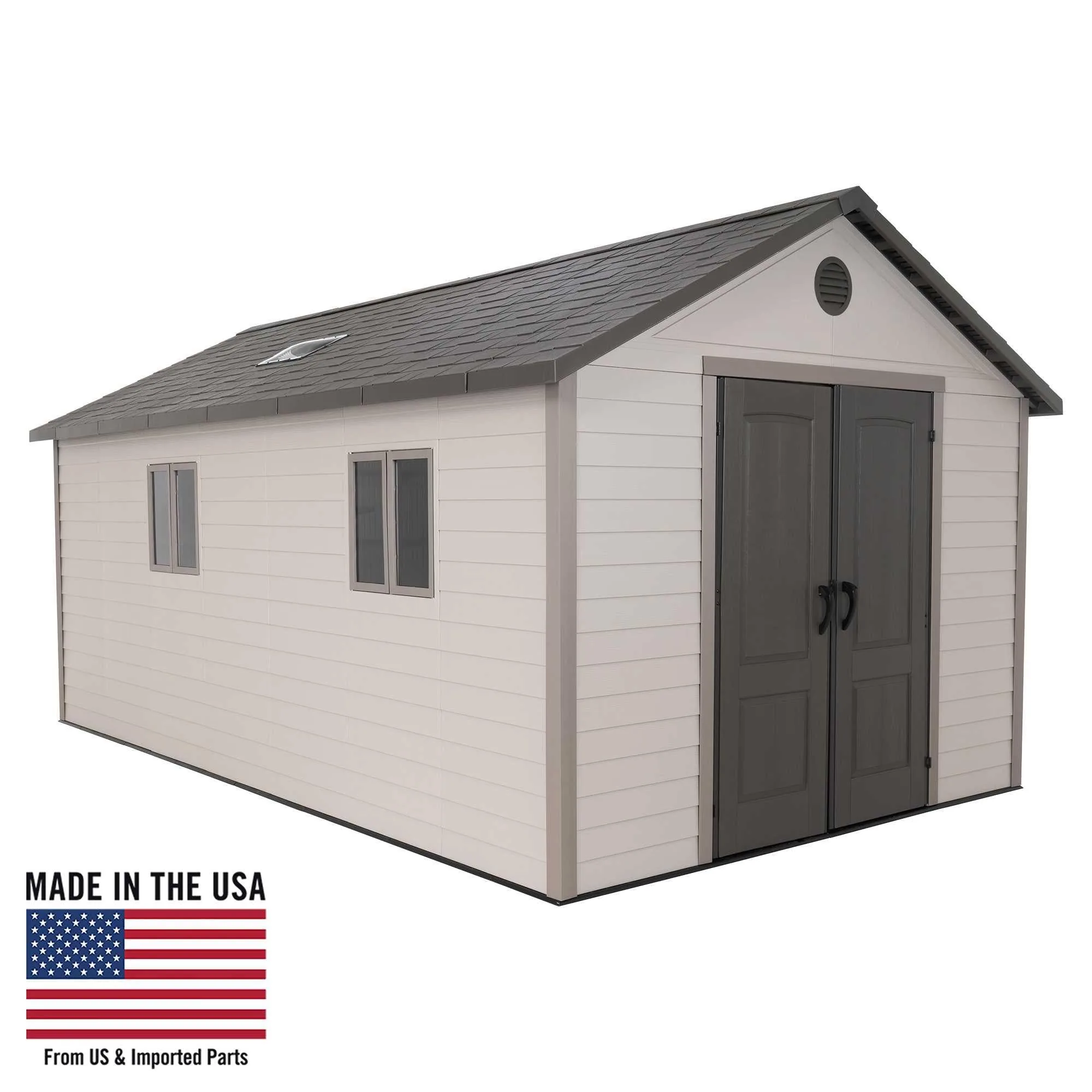 Lifetime 11 Ft. X 18.5 Ft. Outdoor Storage Shed – 60355