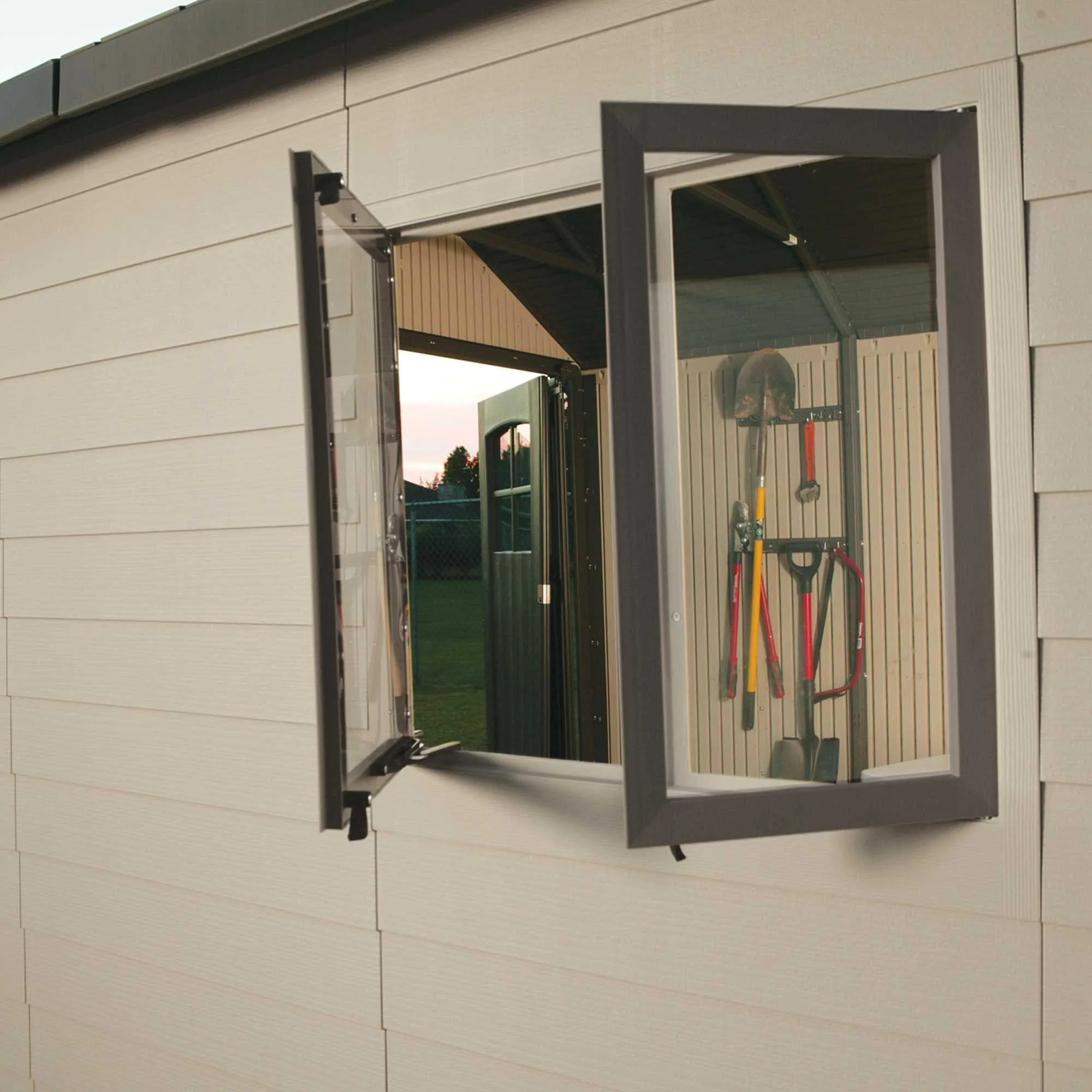 Lifetime 11 Ft. X 18.5 Ft. Outdoor Storage Shed – 60236
