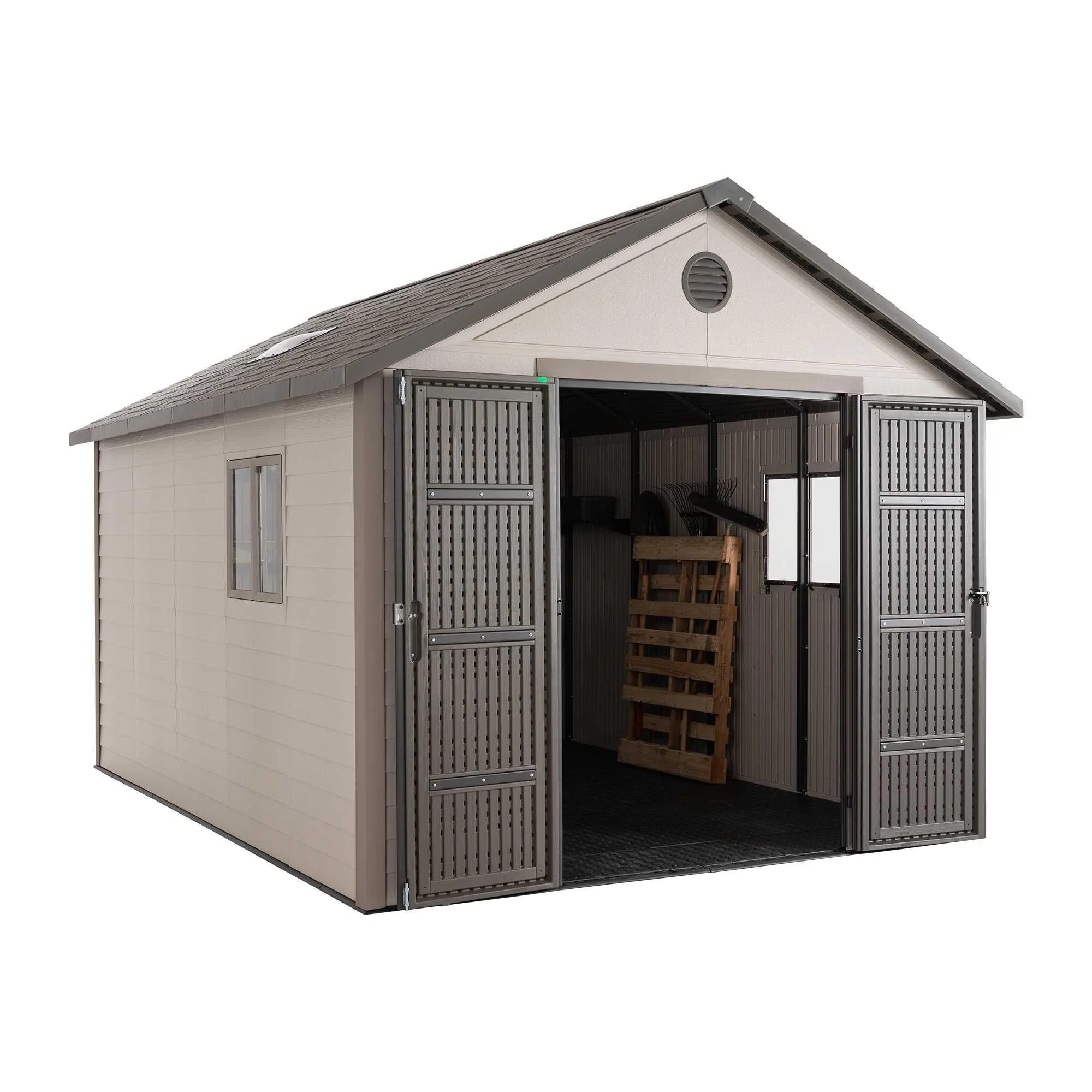 Lifetime 11 Ft. X 13.5 Ft. Outdoor Storage Shed – 6415