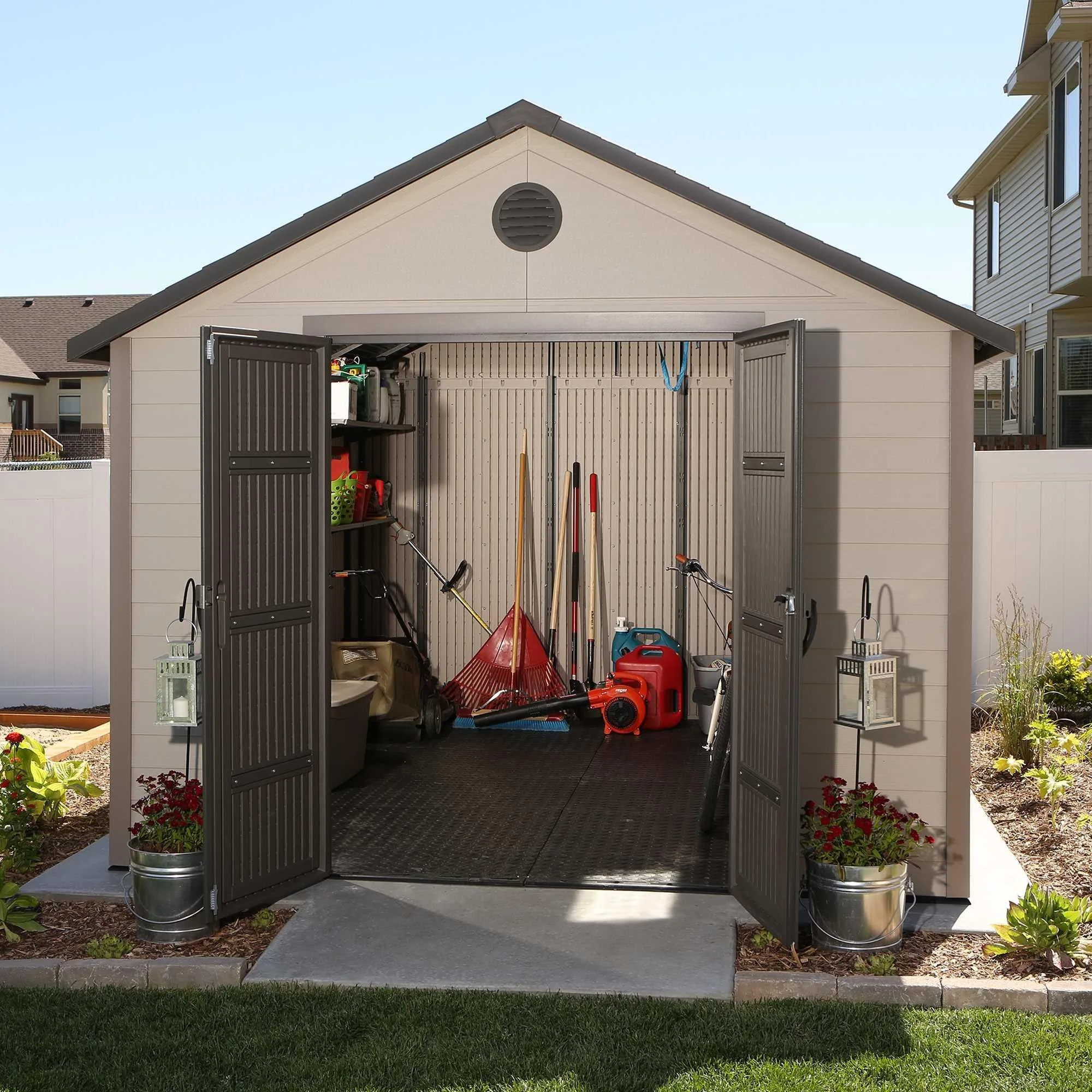 Lifetime 11 Ft. X 13.5 Ft. Outdoor Storage Shed – 6415
