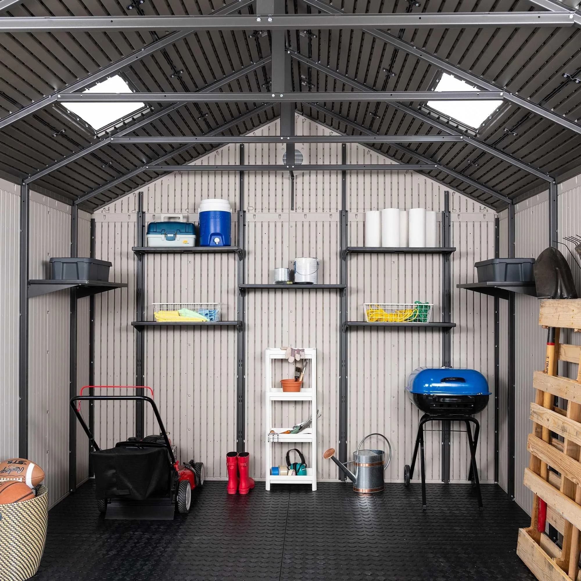 Lifetime 11 Ft. X 13.5 Ft. Outdoor Storage Shed – 6415